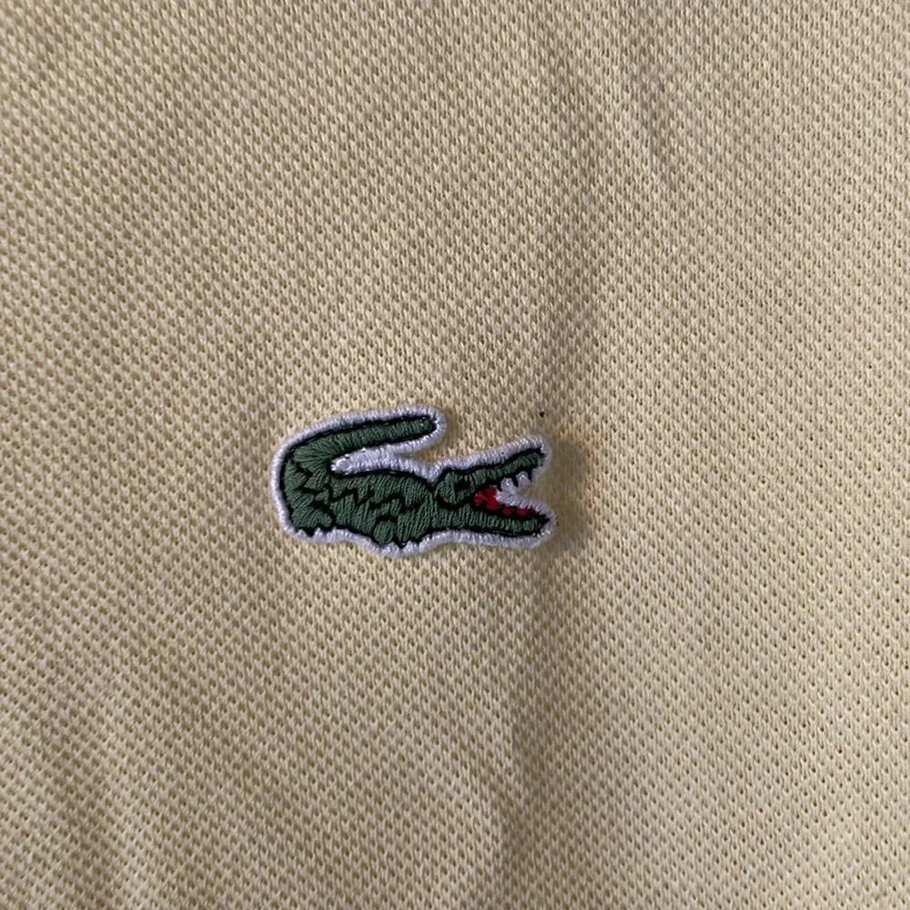 Lacoste Mens’s Polo size 6 light yellow - Picture 3 of 6